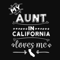 My Aunt In California Loves Me T Gift For Niece Nephew Crop Top | Artistshot