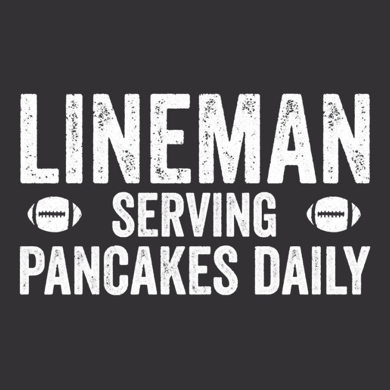 Football Lineman Hoodie   Serving Pancakes Daily Vintage Short | Artistshot