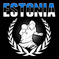 Estonia Table Tennis Fans Jersey Estonian Ping Pong Lovers Pocket T-shirt | Artistshot