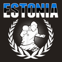 Estonia Table Tennis Fans Jersey Estonian Ping Pong Lovers Tank Top | Artistshot