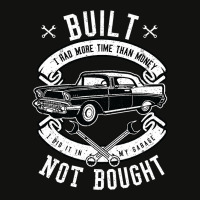 Built Not Bought   More Time Than Money T Shirt Scorecard Crop Tee | Artistshot