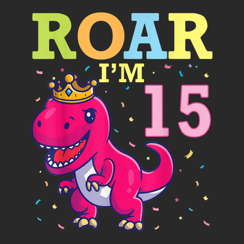 King Dinosaur Dance Happy My Birthday Roar I'm 15 Years Old Toddler T-shirt | Artistshot