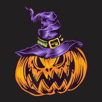 Halloween Pumpkin Witch Hat Witchcraft Costume T-shirt | Artistshot