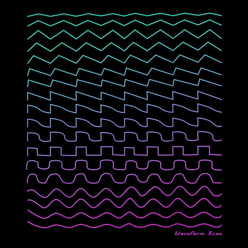 Synthesizer Waveform T Shirt Long Sleeve Shirts | Artistshot