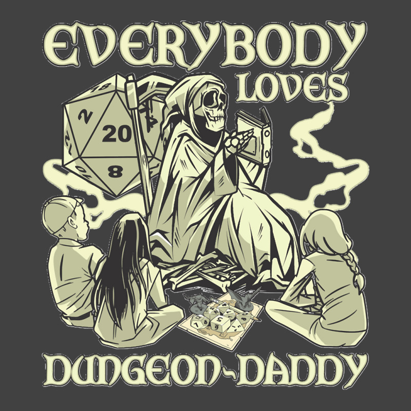 Rpg Gamer Dungeon Daddy D20 Dice Pen And Paper Board Game Classic Vintage T-shirt | Artistshot