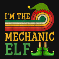 I'm The Mechanic Elf Matching Group Christmas Party Pajama Landscape Canvas Print | Artistshot