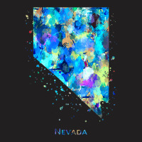 Nevada Map T-shirt | Artistshot