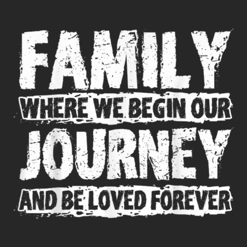 Cute Family Forever Family Where We Begin Our Journey Men's T-shirt Pajama Set | Artistshot