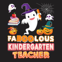 Faboolous Kindergarten Teacher Fabulous Halloween Ghost T-shirt | Artistshot