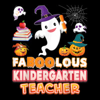 Faboolous Kindergarten Teacher Fabulous Halloween Ghost Zipper Hoodie | Artistshot