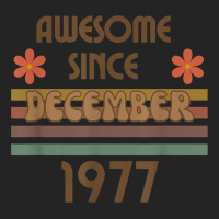 Awesome Since December 1977 Year Old Birthday Retro 3/4 Sleeve Shirt | Artistshot