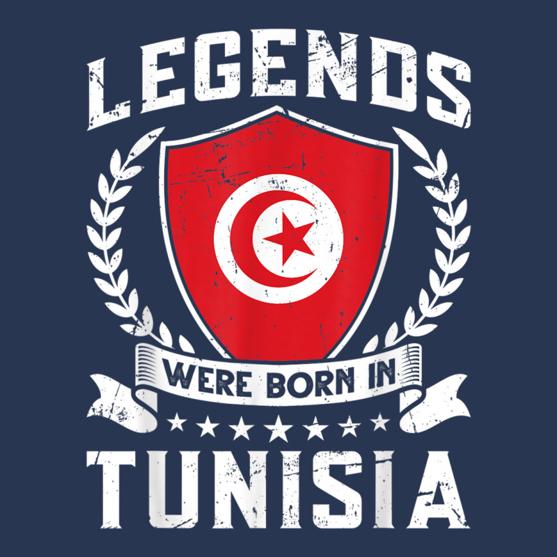 Vintage Design Tunisian Flag Legends Were Born In Tunisia Men Denim Jacket | Artistshot