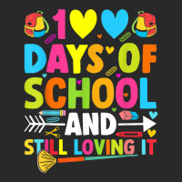 Cute 100 Days Of School And Still Loving It Hearts 100th Day T Shirt Printed Hat | Artistshot