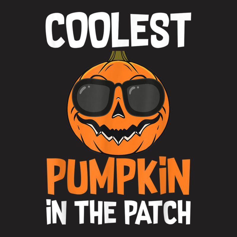 Coolest Pumpkin In The Patch Halloween Boys Girls Men Kids T-shirt | Artistshot