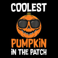 Coolest Pumpkin In The Patch Halloween Boys Girls Men Kids V-neck Tee | Artistshot