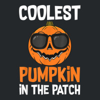 Coolest Pumpkin In The Patch Halloween Boys Girls Men Kids Crewneck Sweatshirt | Artistshot