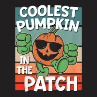 Kids Funny Kids Halloween Shirt Coolest Pumpkin In The Patch T-shirt | Artistshot