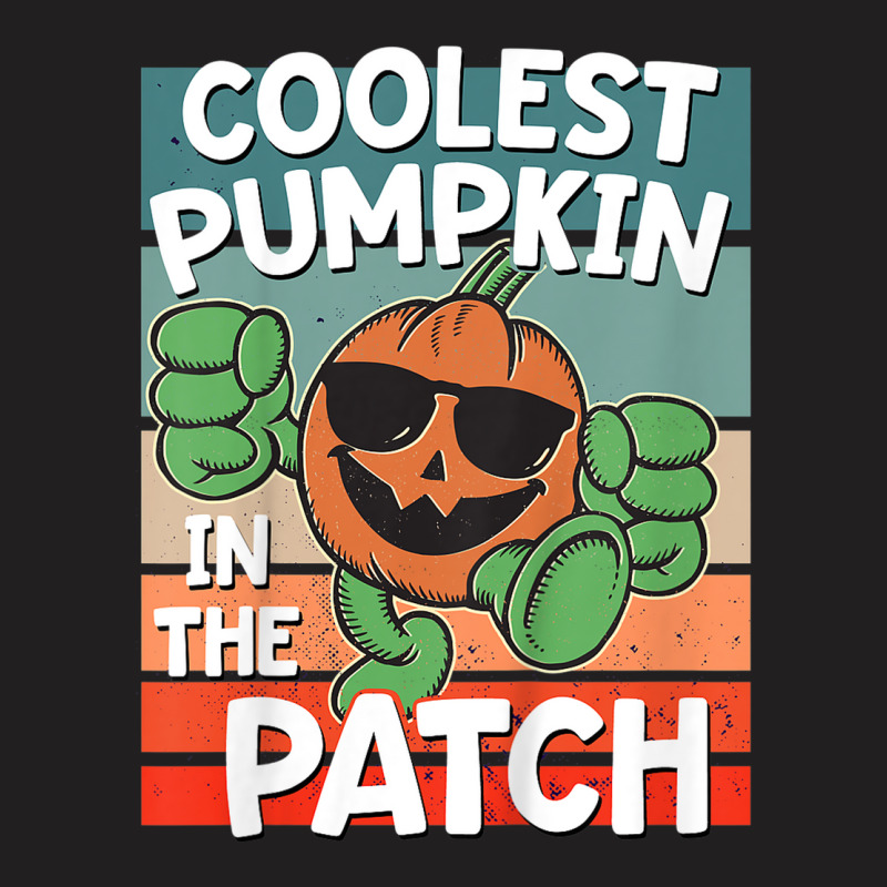 Kids Funny Kids Halloween Shirt Coolest Pumpkin In The Patch T-shirt | Artistshot