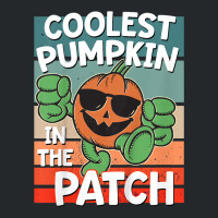 Kids Funny Kids Halloween Shirt Coolest Pumpkin In The Patch Crewneck Sweatshirt | Artistshot