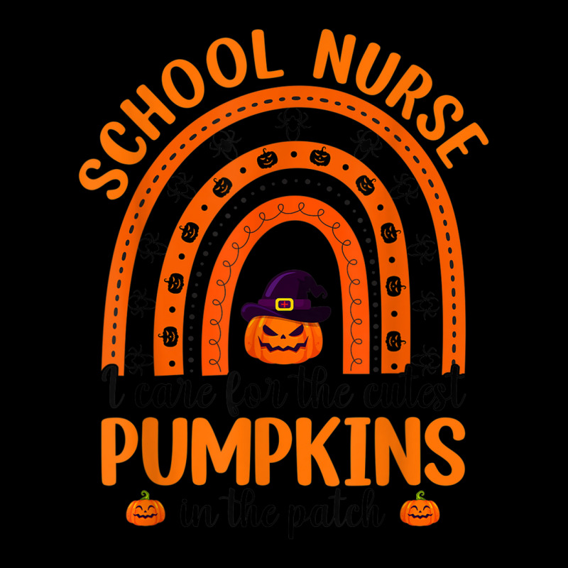 School Nurse Cutest Pumpkins Rainbow Halloween Spider Pocket T-shirt | Artistshot