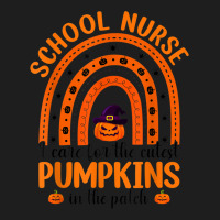 School Nurse Cutest Pumpkins Rainbow Halloween Spider Classic T-shirt | Artistshot