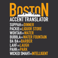 Wicked Smaht Funny Boston Accent Translator Bostonians Gifts Vintage Hoodie | Artistshot