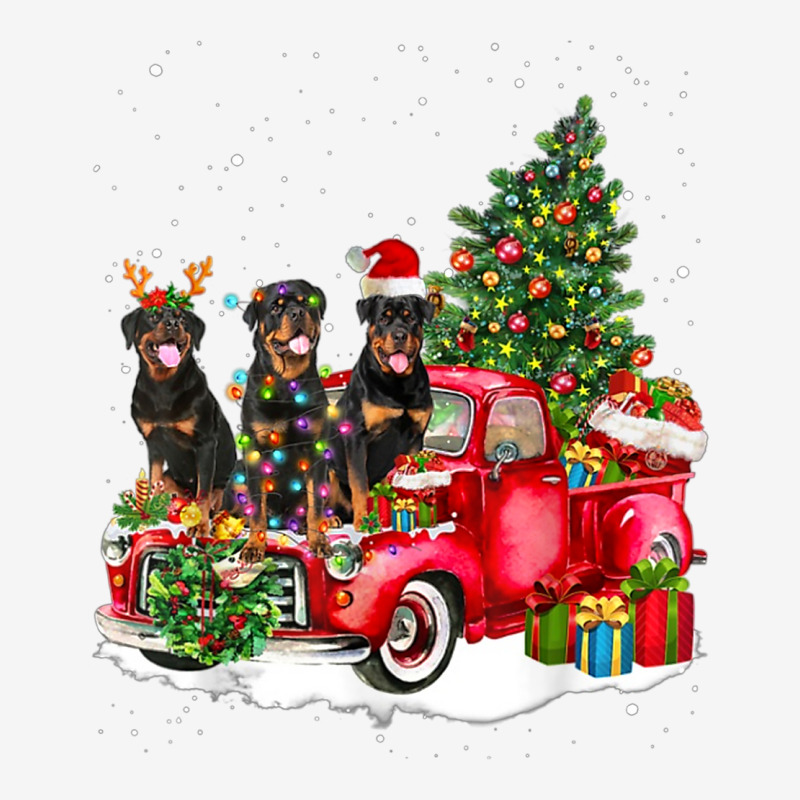 3 Rottweiler Truck Christmas Light Tree Reindeer Santa Xmas Camper Cup | Artistshot