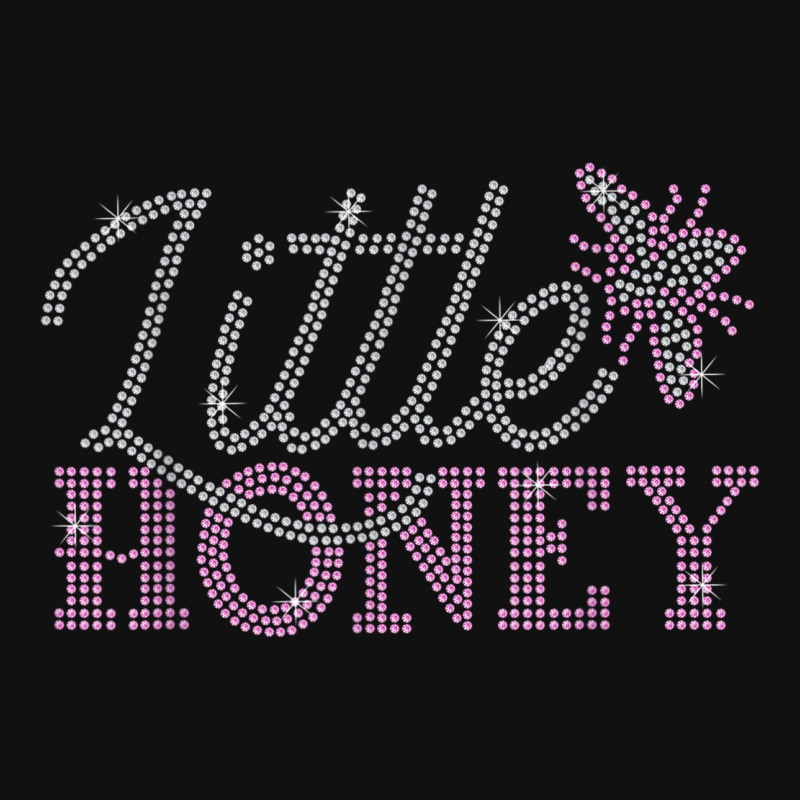 Little Honey Butterfly Rhinestone Design For Woman Birthday Baby Beanies by August | Artistshot