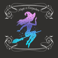 Magic Is Everywhere Witch Flying On A Broomstick Halloween Champion Hoodie | Artistshot