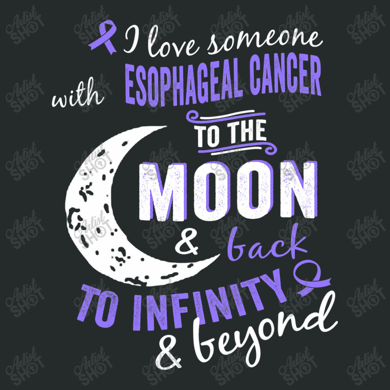 Esophageal Cancer  Esophageal Cancer Awareness Women's Triblend Scoop T-shirt by CUSER3772 | Artistshot