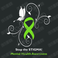 Stop The Stigma Mental Health Awareness Women's Triblend Scoop T-shirt | Artistshot