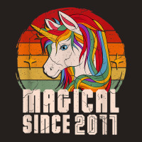 Magical Since 2011 Vintage Unicorn Birthday Tank Top | Artistshot