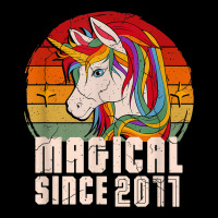 Magical Since 2011 Vintage Unicorn Birthday V-neck Tee | Artistshot