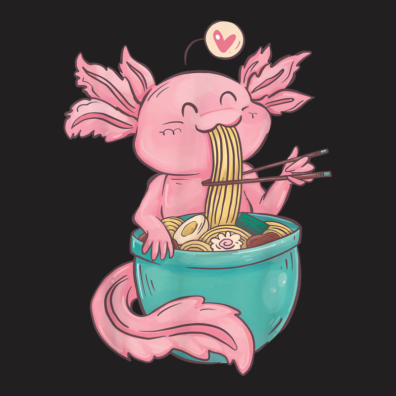 Ramen Axolotl Noodles Graphic T-shirt | Artistshot