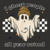 Retro I Ghost People All Year Around Halloween Spooky Vibes Champion Hoodie | Artistshot