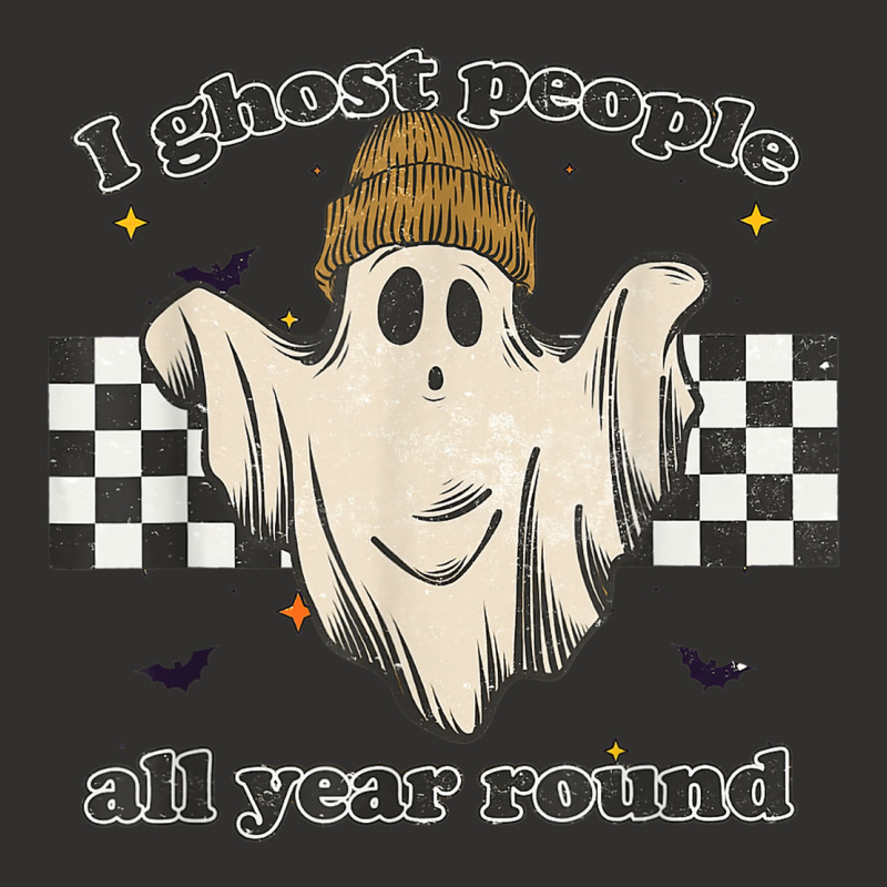 Retro I Ghost People All Year Around Halloween Spooky Vibes Champion Hoodie | Artistshot