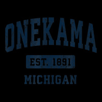 Onekama Michigan Mi Vintage Athletic Sports Design V-neck Tee | Artistshot