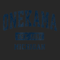 Onekama Michigan Mi Vintage Athletic Sports Design Men's T-shirt Pajama Set | Artistshot