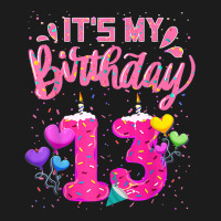 It's My 13th Birthday Doughnut Happy 13 Years Old Girl Kids Hoodie & Jogger Set | Artistshot