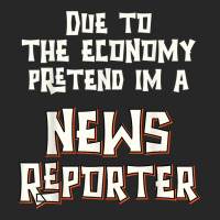 Due Economy Pretend Im News Reporter Easy Halloween Costume Men's T-shirt Pajama Set | Artistshot