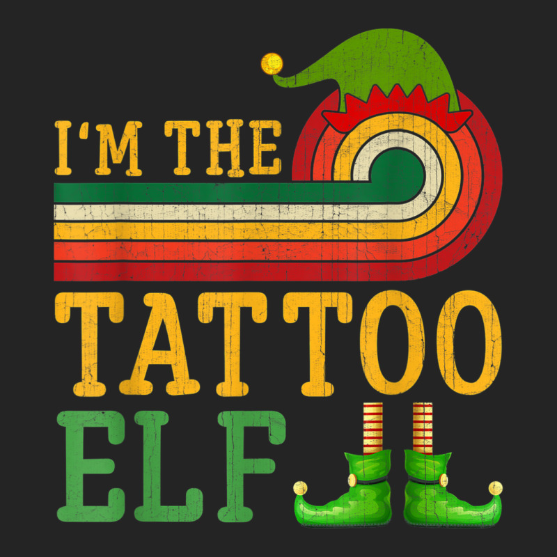 I'm The Tattoo Elf Matching Group Christmas Party Pajama 3/4 Sleeve Shirt | Artistshot