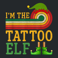 I'm The Tattoo Elf Matching Group Christmas Party Pajama Crewneck Sweatshirt | Artistshot