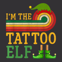 I'm The Tattoo Elf Matching Group Christmas Party Pajama Vintage Short | Artistshot