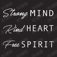 Strong Mind Kind Heart Free Spirt White Type Vintage Cap | Artistshot