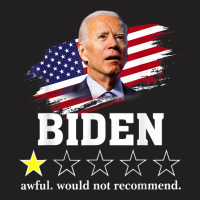 Biden Awful Would Not Recommend Biden Review One Star T-shirt | Artistshot