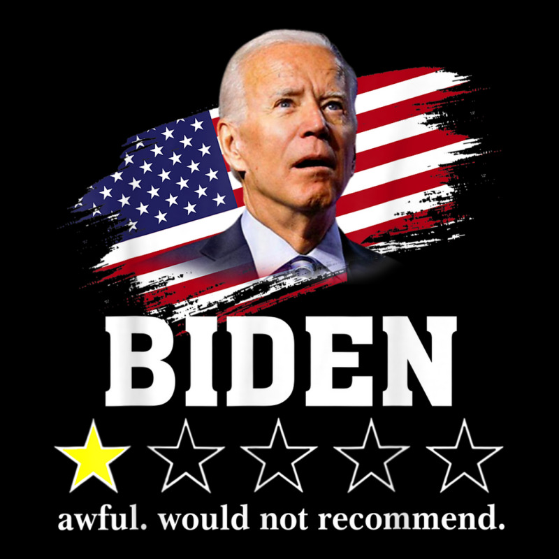 Biden Awful Would Not Recommend Biden Review One Star Pocket T-shirt | Artistshot