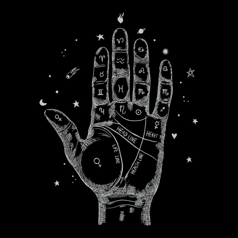 Last Minute Halloween Palmistry Zodiac Psychic Long Sleeve Shirts by Outpost | Artistshot