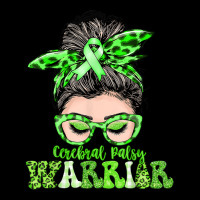 Women Messy Bun Cerebral Palsy Warrior Gifts Men's 3/4 Sleeve Pajama Set | Artistshot