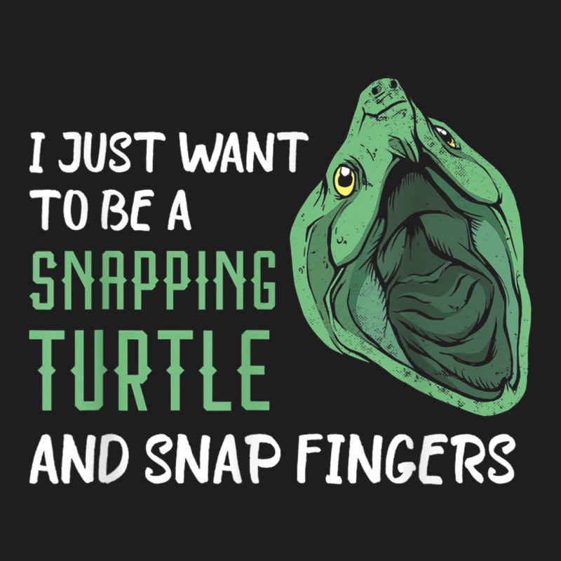 Snapping Turtle Snap Fingers Aligator Snapping Turtle Classic T-shirt | Artistshot