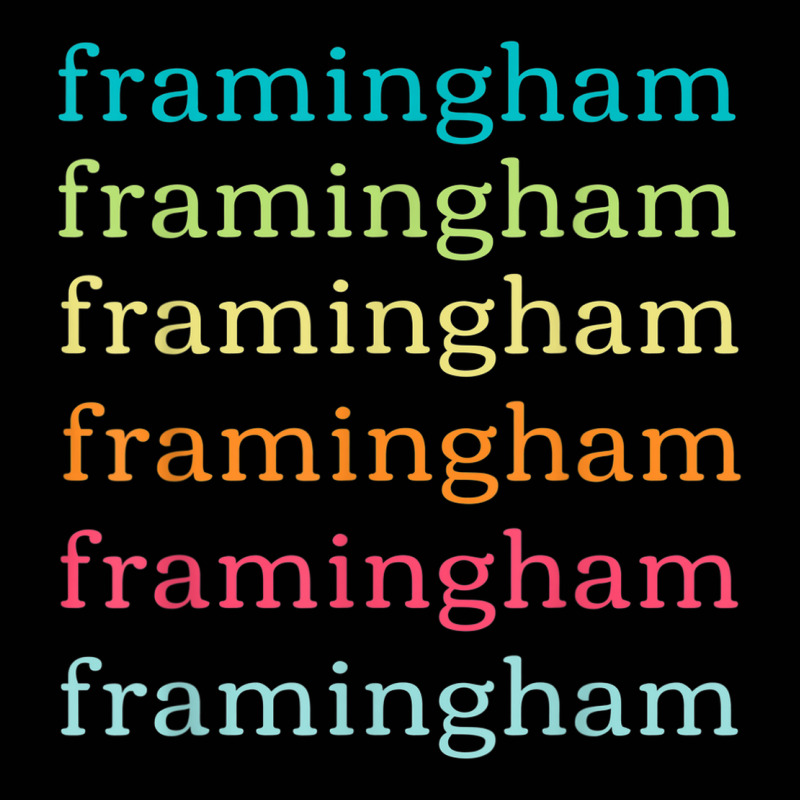 Framingham Massachusetts (ma) Cute And Colorful Text Toddler 3/4 Sleeve Tee by Sombre | Artistshot